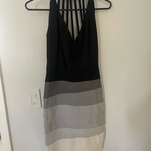 Black, grey and white cocktail dress. Worn twice and in great condition! - Picture 2 of 2